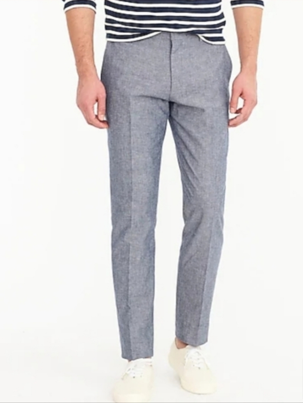🆕️ J. Crew Ludlow Slim Fit Unstructured Linen Blend Pants **Altered**
